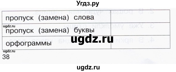 ГДЗ (Тетрадь) по русскому языку 1 класс (рабочая тетрадь) Восторгова Е.В. / страница / 37-38(продолжение 2)