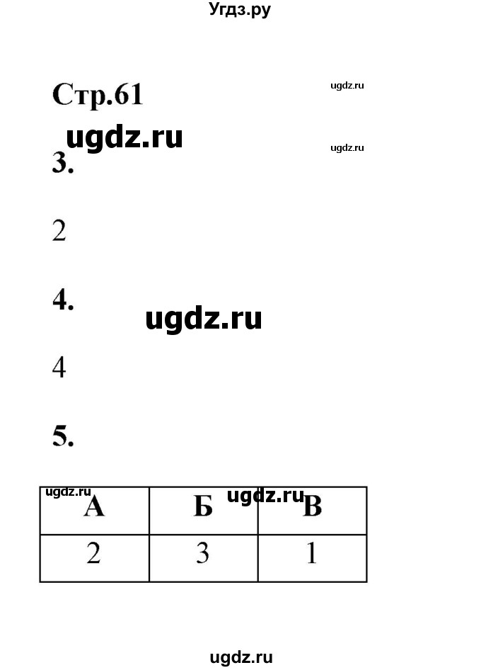 ГДЗ (Решебник) по истории 8 класс (рабочая тетрадь) Е. А. Гевуркова / страница / 61