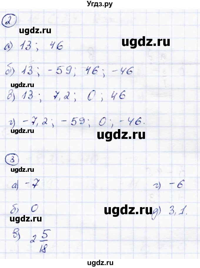 ГДЗ (Решебник) по математике 6 класс (самостоятельные работы) Зубарева И.И. / страница / 14(продолжение 2)
