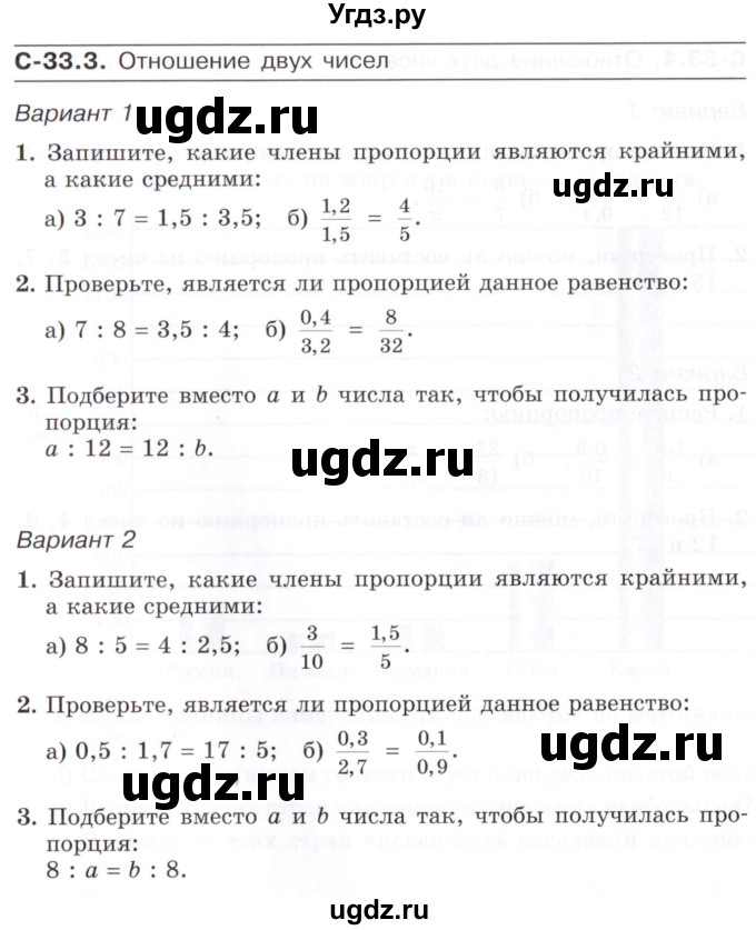 ГДЗ (Учебник) по математике 6 класс (самостоятельные работы) Зубарева И.И. / страница / 111