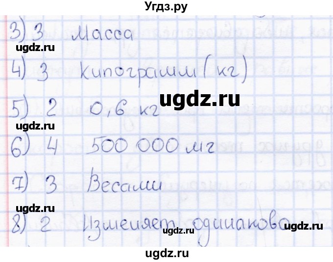 ГДЗ (Решебник 2017) по физике 7 класс (тесты) А. В. Чеботарева / страница / 36