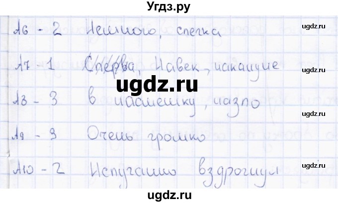 ГДЗ (Решебник) по русскому языку 7 класс (тесты) Е.В. Селезнева / часть 2 / тест 1 (вариант) / 2(продолжение 2)