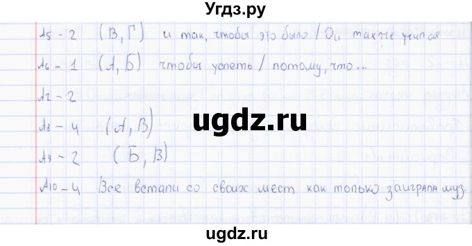 ГДЗ (Решебник) по русскому языку 7 класс (тесты) Е.В. Селезнева / часть 2 / тест 10 (вариант) / 2(продолжение 2)