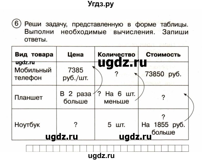 ГДЗ (Учебник) по математике 4 класс (тетрадь для проверочных и контрольных работ) Р.Г. Чуракова / часть 1 (страница) / 32