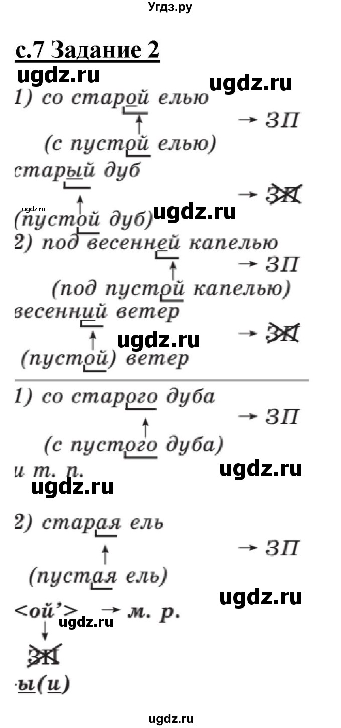 ГДЗ (Решебник) по русскому языку 3 класс Репкин В.В. / часть 2. страница / 7-9