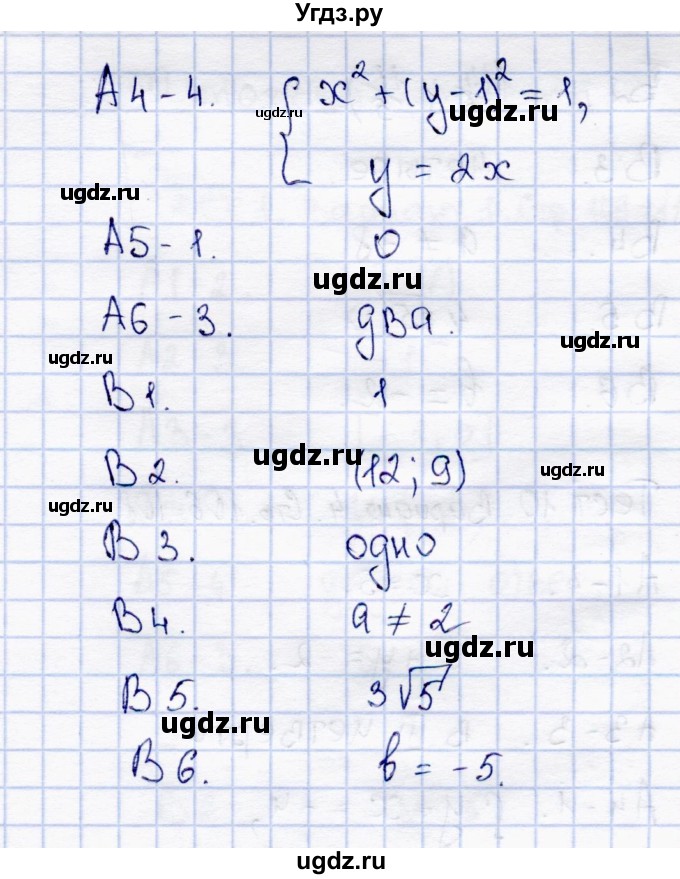 ГДЗ (Решебник) по алгебре 8 класс (тесты) С.Г. Журавлев / тест / тест 10 (вариант) / 2(продолжение 2)