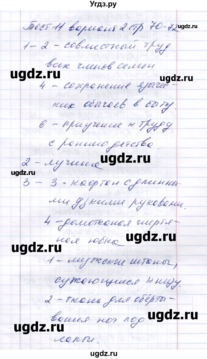 ГДЗ (Решебник 2017) по истории 6 класс (тесты) С. Е. Воробьева / тест 11 / Вариант 2