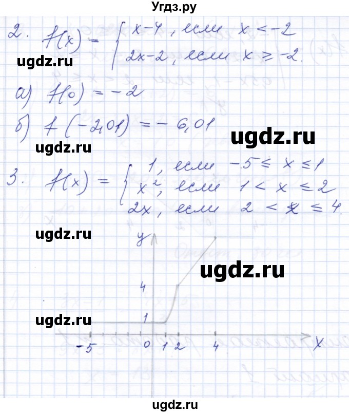 ГДЗ (Решебник) по алгебре 7 класс (контрольные и самостоятельные работы) Попов М.А. / самостоятельные работы / СР-38 / Вариант 1(продолжение 2)