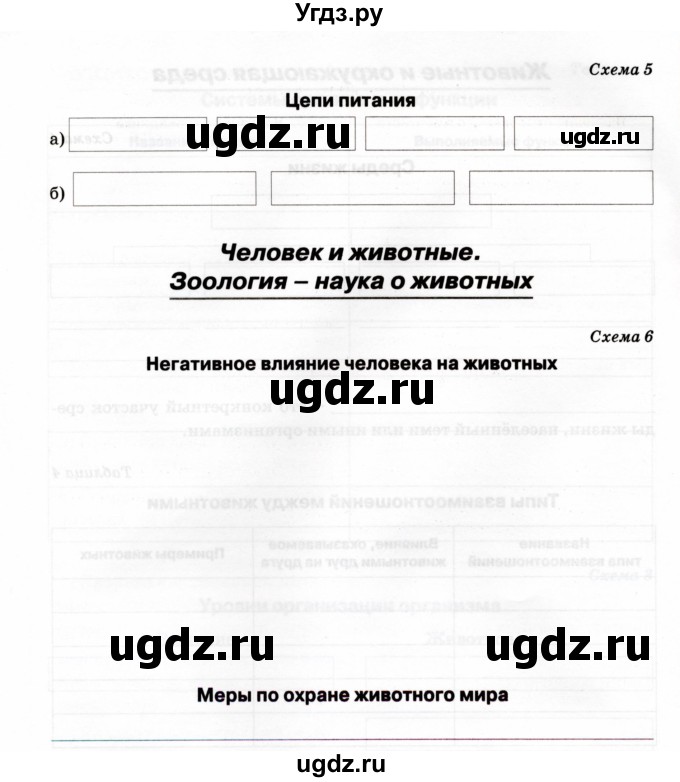 ГДЗ (Учебник) по биологии 7 класс (рабочая тетрадь) Н.Ф. Бодрова / тема 1 (страница) / 8