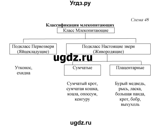 ГДЗ (Решебник) по биологии 7 класс (рабочая тетрадь) Н.Ф. Бодрова / тема 7 (страница) / 111