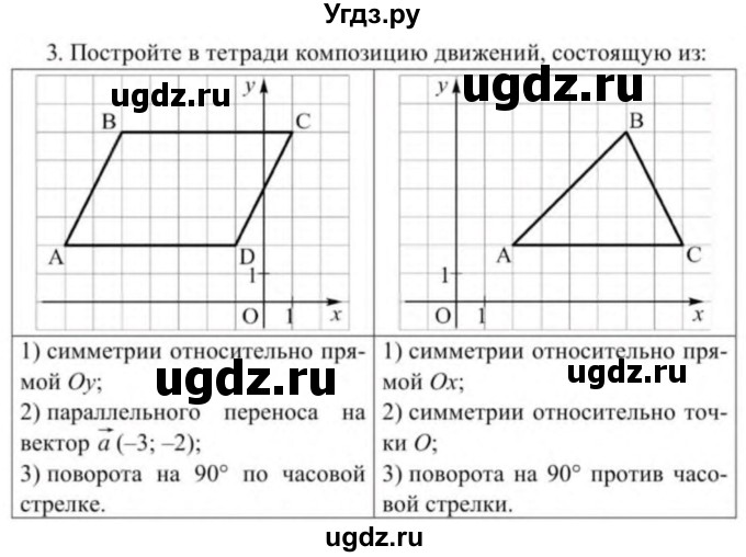 ГДЗ (Учебник) по геометрии 9 класс Солтан Г.Н. / приложение 2 / Т17 / 3