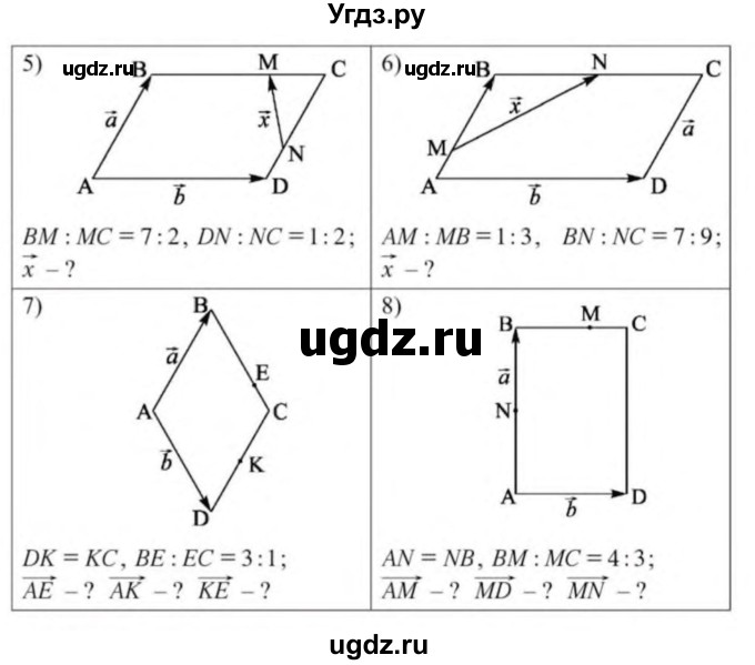 ГДЗ (Учебник) по геометрии 9 класс Солтан Г.Н. / приложение 2 / Т3 / 1(продолжение 2)
