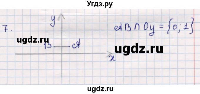 ГДЗ (Решебник) по геометрии 9 класс Смирнов В.А. / повторение курса 8 класса / прямоугольная система координат на плоскости / 7