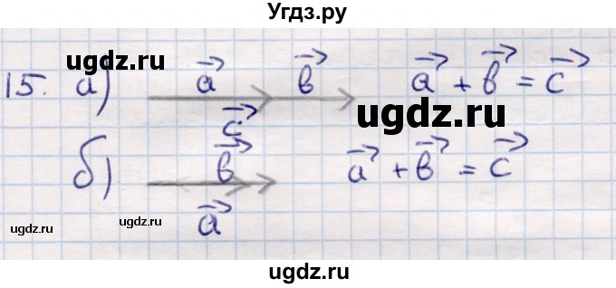 ГДЗ (Решебник) по геометрии 9 класс Смирнов В.А. / §1 / 15