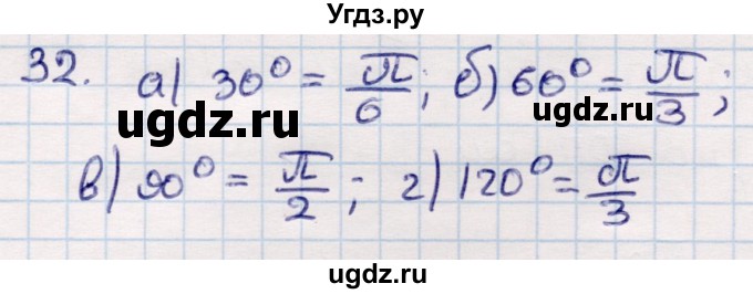 ГДЗ (Решебник) по геометрии 9 класс Смирнов В.А. / повторение курса 9 класса / окружность, многоугольники / 32