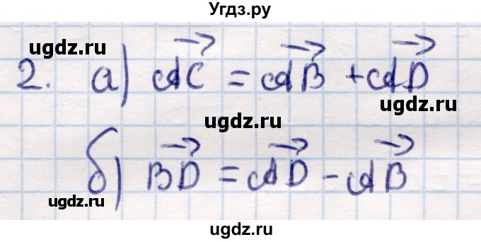 ГДЗ (Решебник) по геометрии 9 класс Смирнов В.А. / §4 / 2