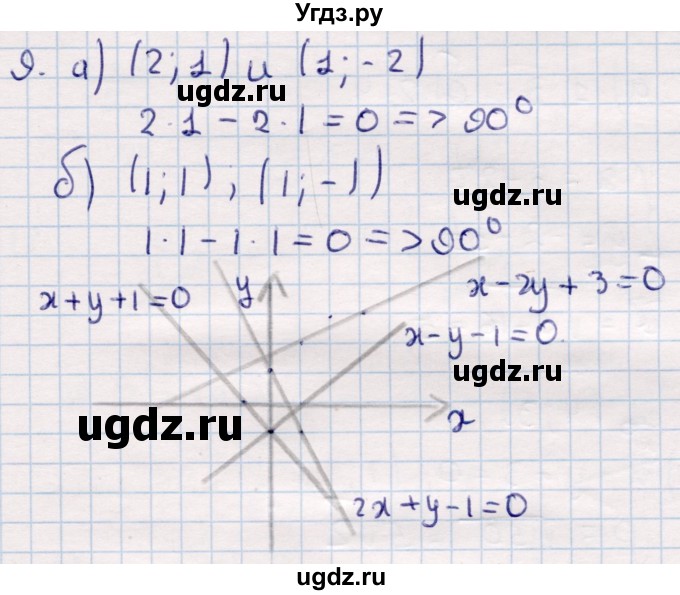 ГДЗ (Решебник) по геометрии 9 класс Смирнов В.А. / §7 / 9