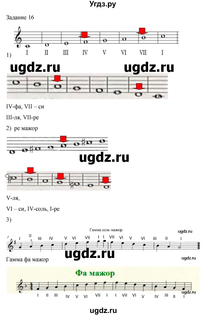 ГДЗ (Решебник) по музыке 1 класс (домашние задания) Золина Е.М. / задание / 16