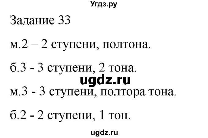 ГДЗ (Решебник) по музыке 3 класс (домашние задания) Золина Е.М. / задание / 33