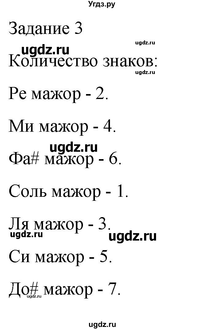 ГДЗ (Решебник) по музыке 5 класс (домашние задания) Золина Е.М. / задание / 3