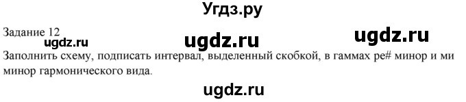 ГДЗ (Решебник) по музыке 6 класс (домашние задания) Золина Е.М. / задание / 12