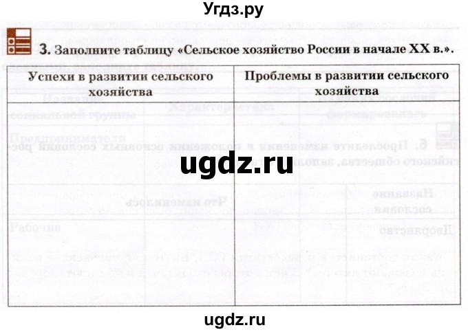 ГДЗ (Тетрадь) по истории 9 класс (рабочая тетрадь) Стафёрова Е.Л. / раздел 3 / 3