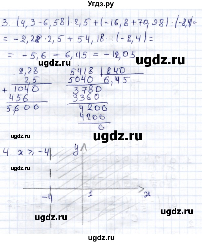 ГДЗ (Решебник) по математике 6 класс (контрольные работы) Зубарева И.И. / тетрадь №1. страница / 35