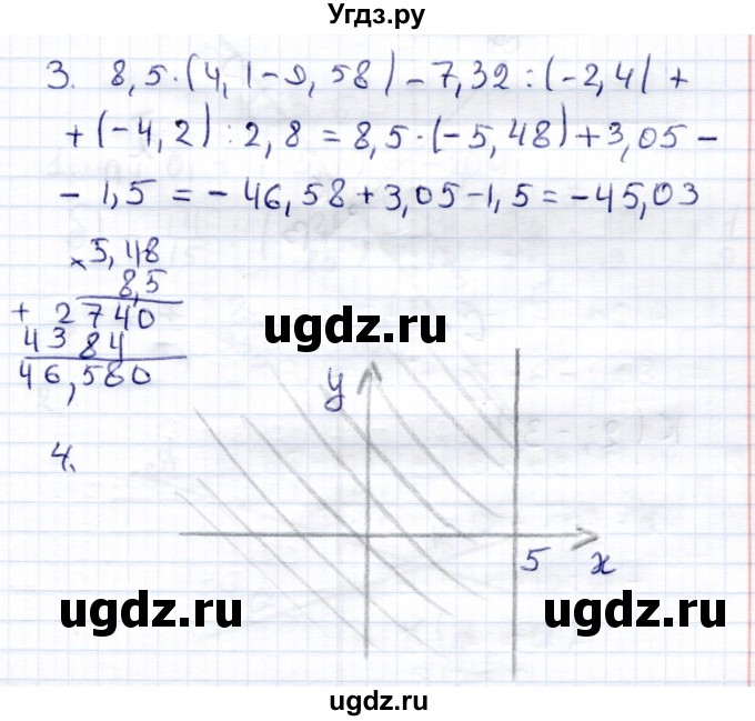 ГДЗ (Решебник) по математике 6 класс (контрольные работы) Зубарева И.И. / тетрадь №1. страница / 39