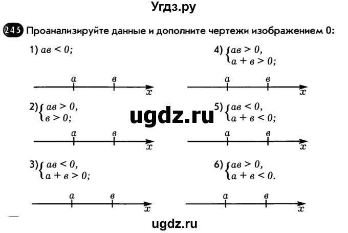 ГДЗ (Тетрадь) по математике 6 класс (рабочая тетрадь) Беленкова Е.Ю. / упражнение / 245