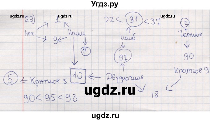 ГДЗ (Решебник) по математике 6 класс (рабочая тетрадь) Беленкова Е.Ю. / упражнение / 29