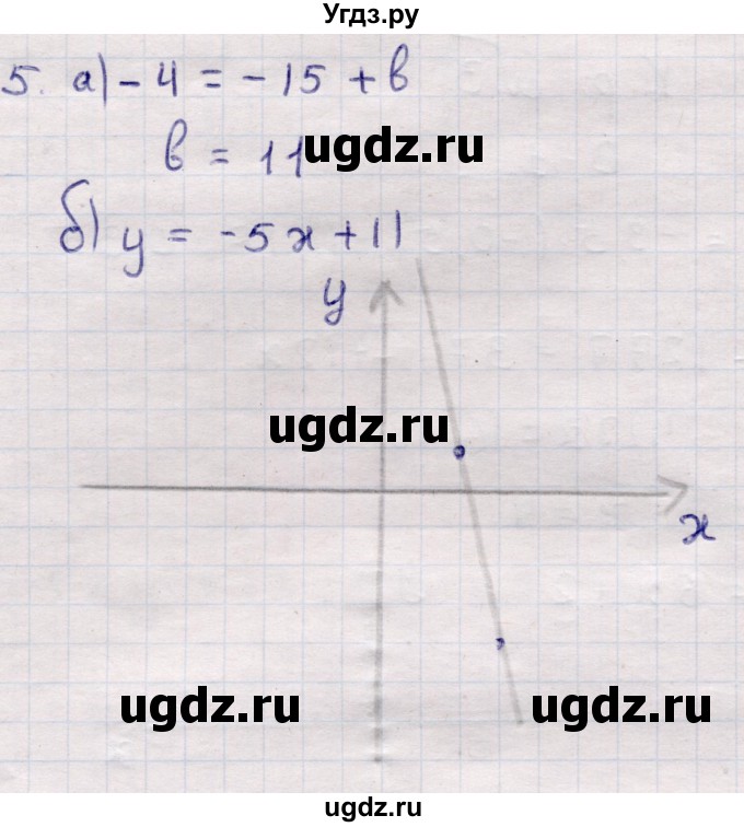 ГДЗ (Решебник) по алгебре 7 класс (контрольные измерительные материалы (ким)) Глазков Ю.А. / контрольные работы / КР-3 / Вариант 1(продолжение 2)