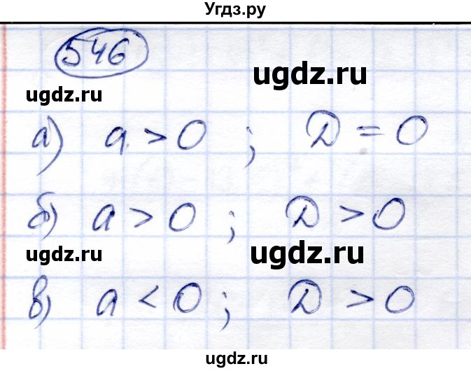 ГДЗ (Решебник) по алгебре 8 класс Солтан Г.Н. / упражнение / 546