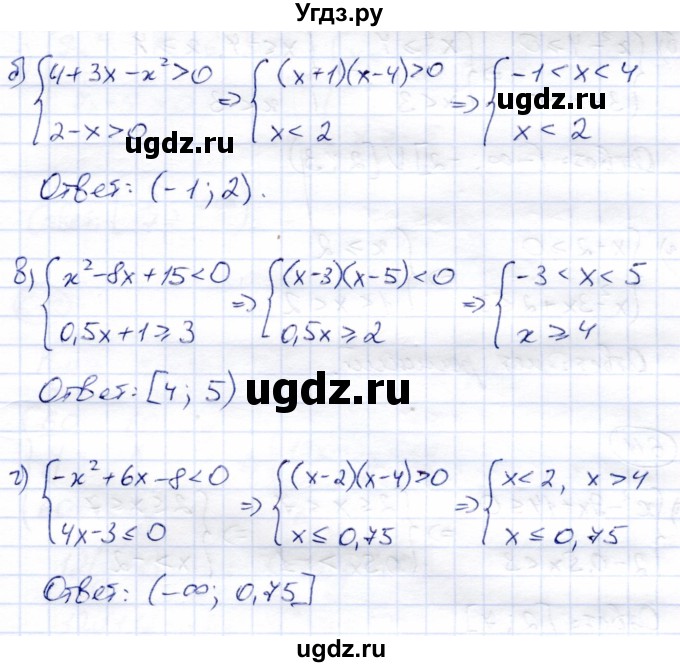 ГДЗ (Решебник) по алгебре 8 класс Солтан Г.Н. / упражнение / 609(продолжение 2)