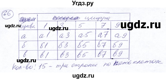 ГДЗ (Решебник №2) по математике 5 класс Ткачева М.В. / упражнение / 26