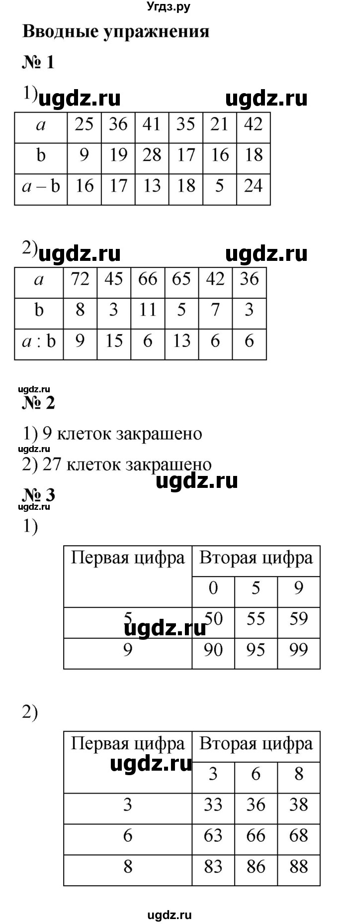 ГДЗ (Решебник №1) по математике 5 класс Ткачева М.В. / вводные упражнения / §2 / 2.3