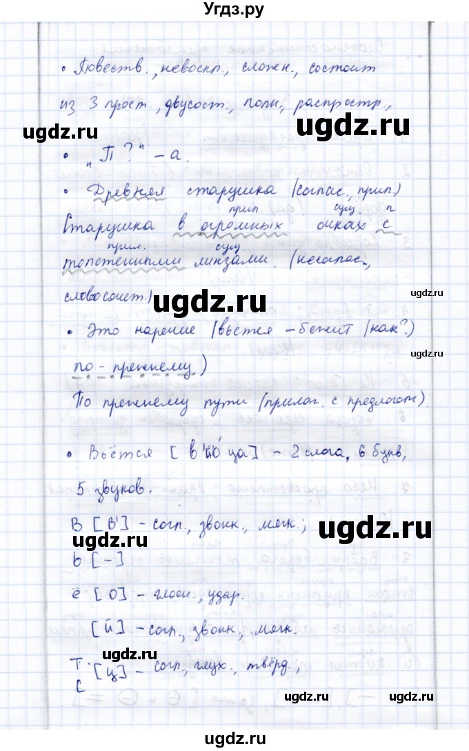 ГДЗ (Решебник) по русскому языку 9 класс (рабочая тетрадь ) Богданова Г.А. / часть 1 / задание / 21(продолжение 2)