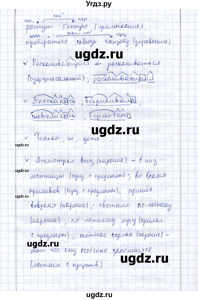 ГДЗ (Решебник) по русскому языку 9 класс (рабочая тетрадь ) Богданова Г.А. / часть 1 / задание / 44(продолжение 4)