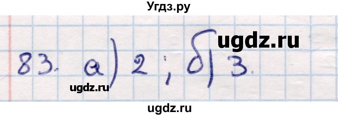 ГДЗ (Решебник) по геометрии 10 класс Смирнов В.А. / повторение курса 7—9 классов / 83