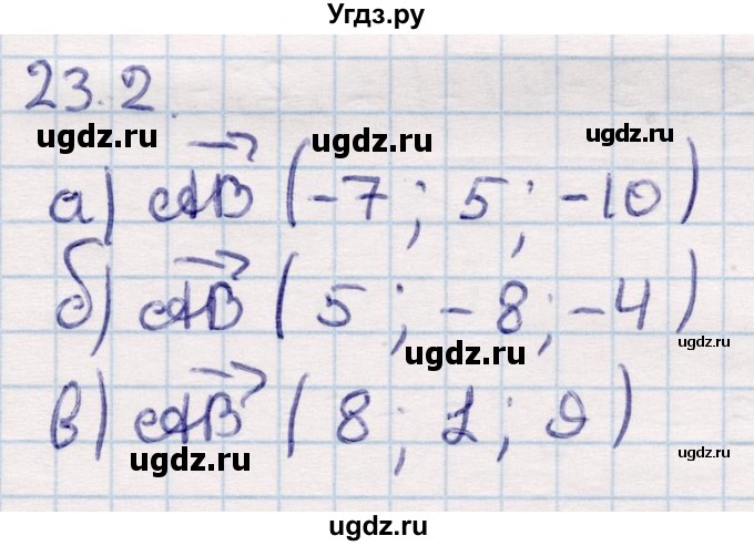 ГДЗ (Решебник) по геометрии 10 класс Смирнов В.А. / §23 / 23.2