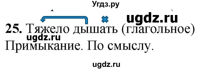 ГДЗ (Решебник) по русскому языку 8 класс (рабочая тетрадь) Львов В.В. / упражнение / 25