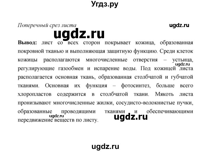 ГДЗ (Решебник) по биологии 6 класс (рабочая тетрадь) В.И. Сивоглазов / страница / 32(продолжение 4)