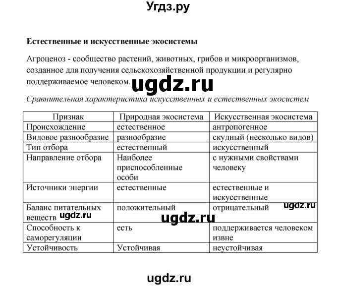 ГДЗ (Решебник) по биологии 9 класс (рабочая тетрадь) Н.Ф. Бодрова / страница / 101(продолжение 2)