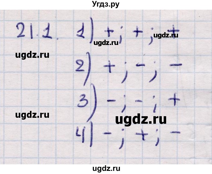 ГДЗ (Решебник) по алгебре 9 класс Абылкасымова А.Е. / §21 / 21.1
