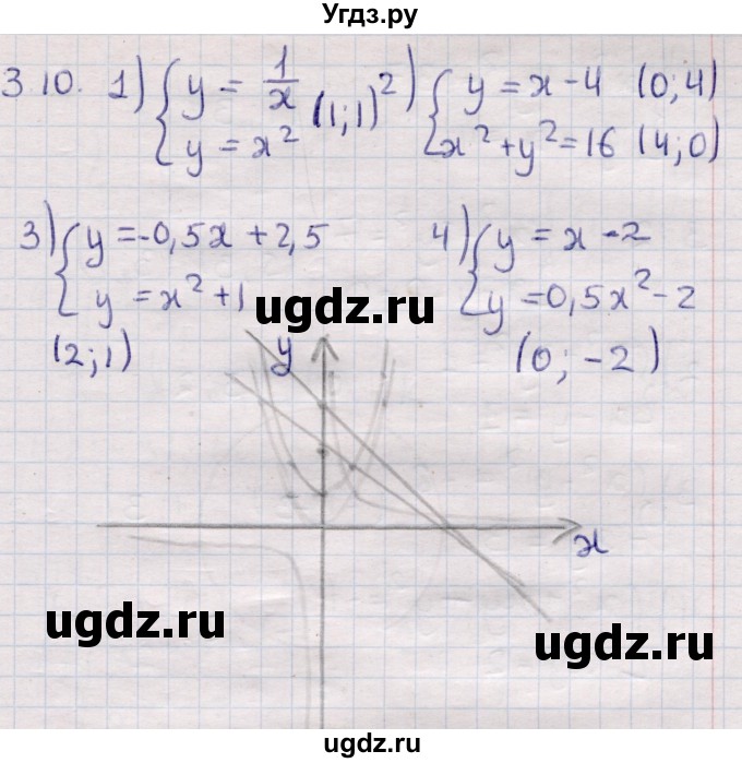 ГДЗ (Решебник) по алгебре 9 класс Абылкасымова А.Е. / §3 / 3.10