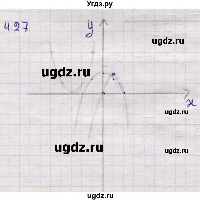 ГДЗ (Решебник) по алгебре 9 класс Абылкасымова А.Е. / §4 / 4.27