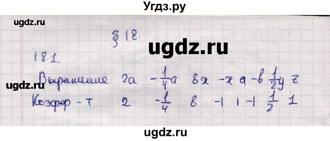 ГДЗ (Решебник №1) по математике 6 класс (рабочая тетрадь) Зубарева И.И. / часть 2 (параграф) / параграф 18 / 1