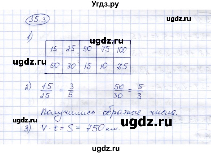 ГДЗ (Решебник №2) по математике 6 класс (рабочая тетрадь) Зубарева И.И. / часть 2 (параграф) / параграф 35 / 3