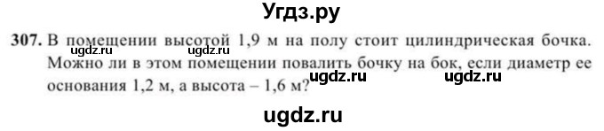 ГДЗ (Учебник) по геометрии 11 класс Солтан Г.Н. / задача / 307