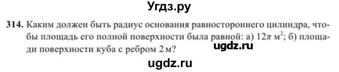 ГДЗ (Учебник) по геометрии 11 класс Солтан Г.Н. / задача / 314