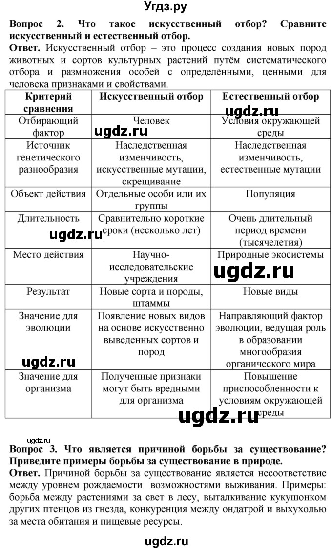 ГДЗ (Решебник) по биологии 8 класс Шереметьева А.М. / часть 2. страница / 173(продолжение 2)